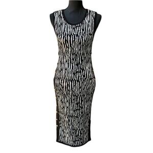 Bebe knit bodycon dress NWT Small